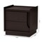 Baxton Studio Larsine Modern Brown Finished 2-Drawer Nightstand 148-8261 - alternate 2